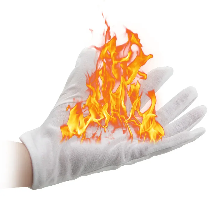 4 Pcs/Pair Magic Fire Gloves Magic Tricks Burning Gloves Fire Gloves
