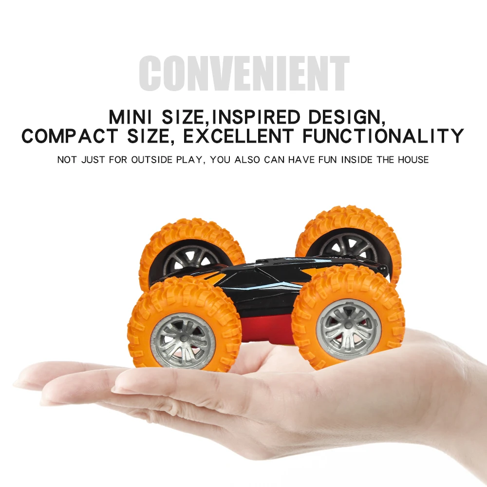 Create Toys 8031 1/48 RC Stunt Car 2,4G двухсторонний Флип 360 'Вращение внедорожный альпинистский гоночный автомобиль для детей подарок