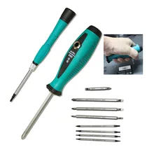 10 Pcs font b Screwdriver b font Sets Magnetic Slotted Star CR V Home Appliances Repair