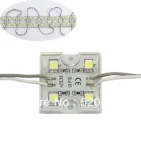20 stks 5050 SMD 4 Leds Cool White Waterdichte LED Module Licht Lamp Gratis Verzending