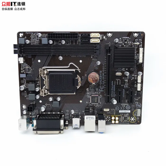 

Gigabyte GA-H81M-DS2 H81 motherboard LGA1150 pin support G3260 new original