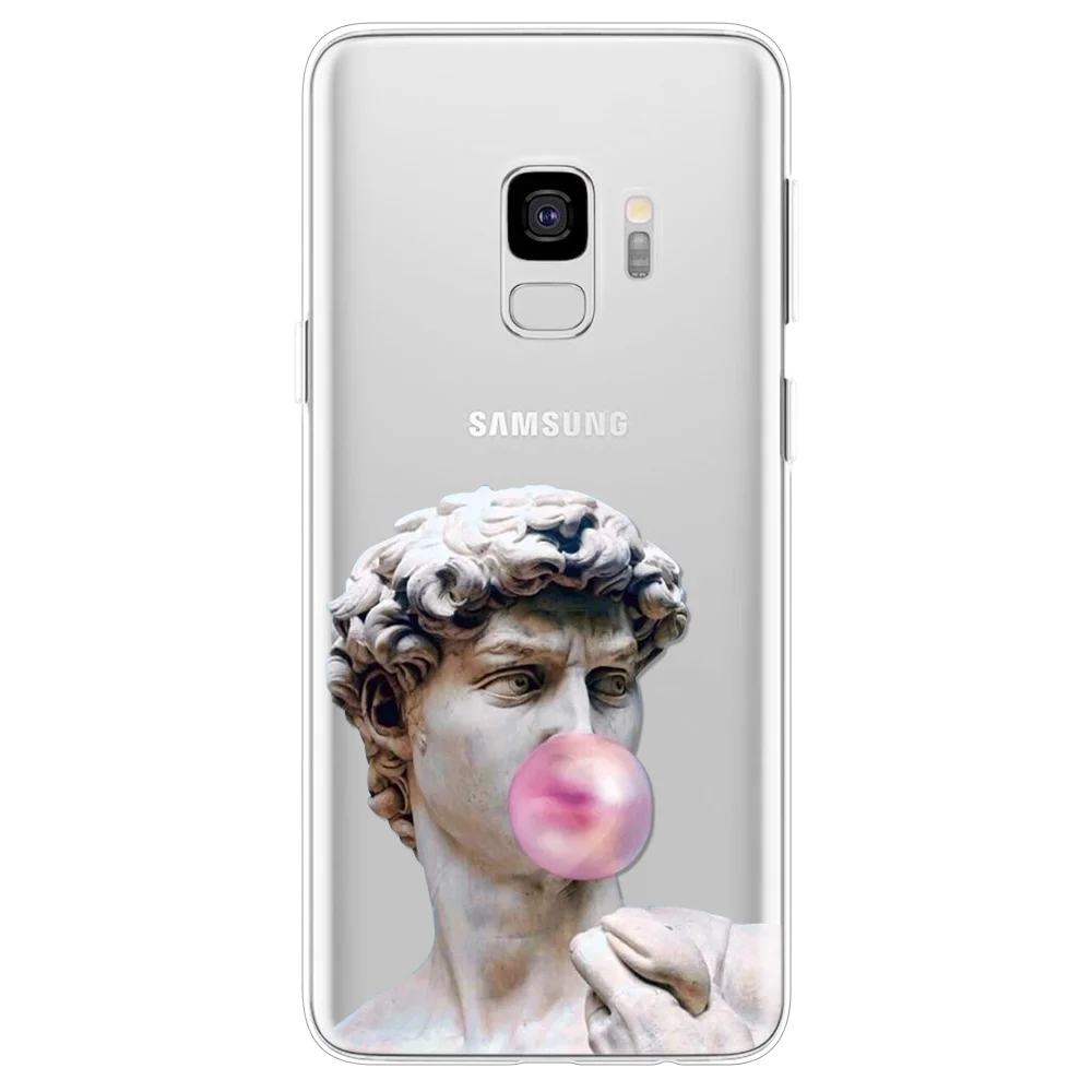 Отличная арт эстетичный Мона Лиза David чехол для samsung Galaxy A70 A60 A50 A40 A51 A71 A90 A80 S11 S10 S9 S8 плюс S11e чехлы из ТПУ - Цвет: dwxiacpp