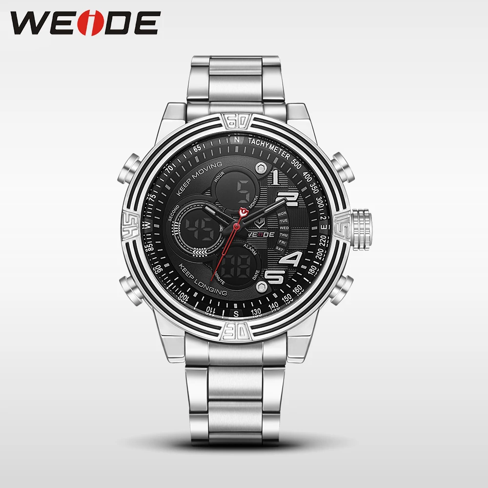 Weide роскошные спортивные кварцевые наручные часы мода & случайные подлинной