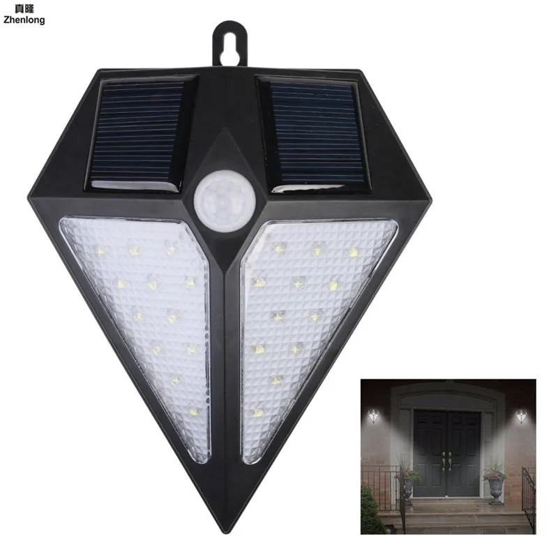 

Solar Outdoor Waterproof Highlight Body Sensor Wall Light 24LED Garden Courtyard Safety Lighting Street Light Solar Light Bulb