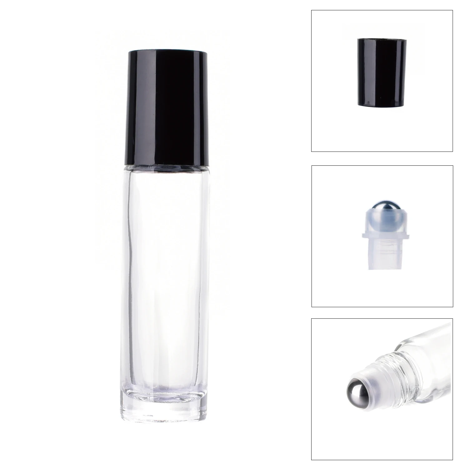 

10ml Glass Aromatherapy Essential Oil Roller Roll On Refillable Bottles Portable Travel Cosmetic Container Makeup Tools P3