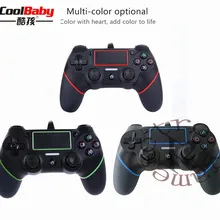 DHL 20 шт./лот USB проводной геймпад для PS4 игровой контроллер для sony Playstation 4 джойстик геймпады