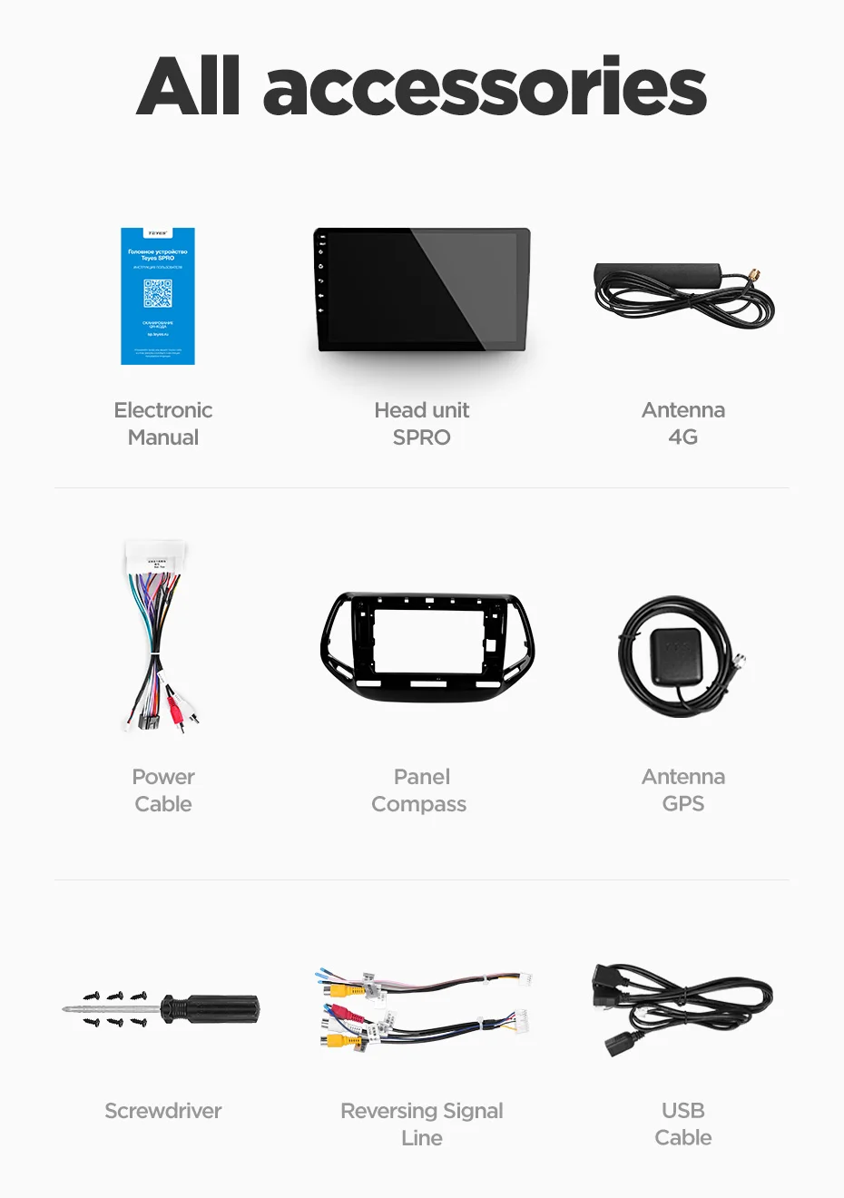 Best TEYES SPRO For Jeep Compass 2 MP 2016 2017 2018 Car Radio Multimedia Video Player Navigation GPS Android 8.1 No 2din 2 din dvd 29
