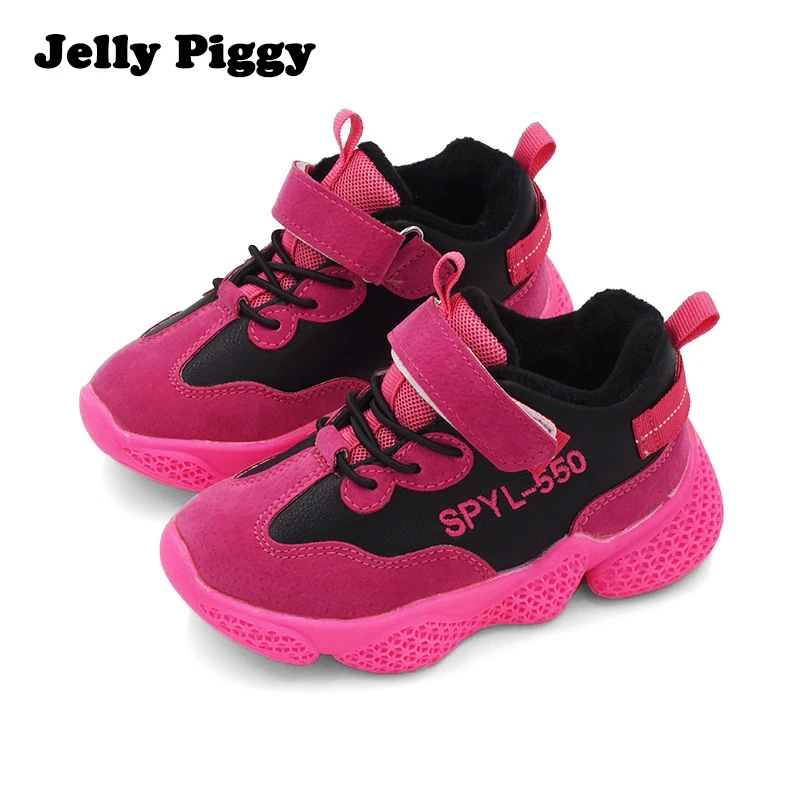 

Jelly Piggy Kids Shoes for Autumn Winter New Girls & Boys Sport Shoes Children'S Casual Shoes Kids Running Winter Shoes Hot sale