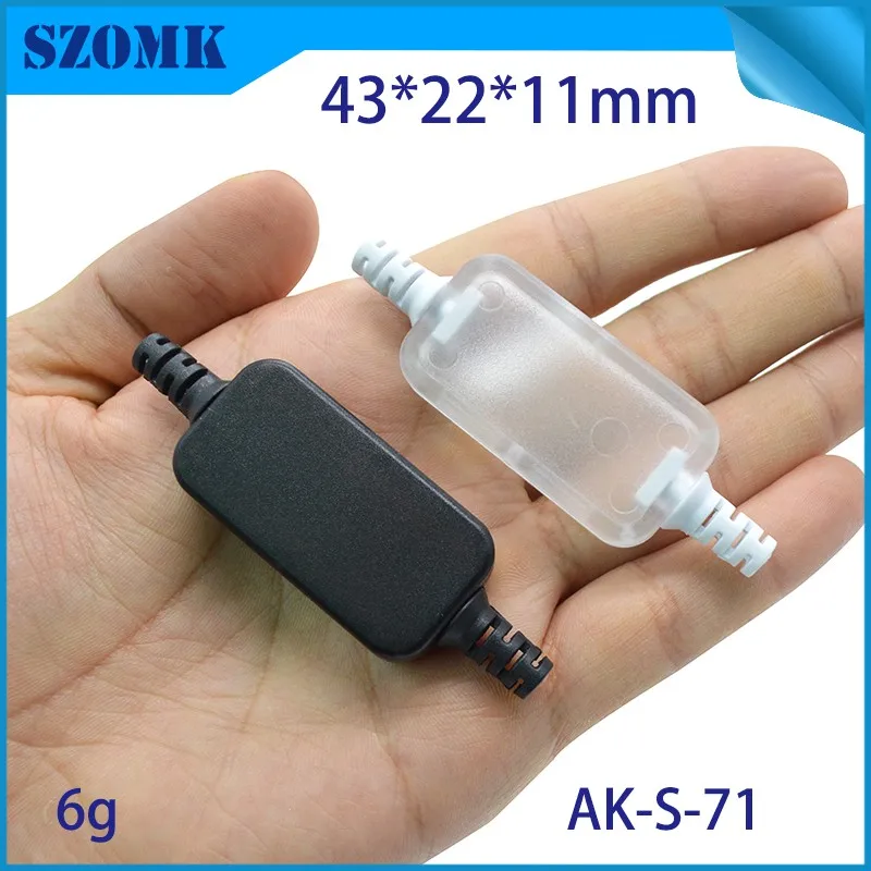 small usb plastic enclosure usb stick shell box junction box plastic housing pcb plastic box for electronics project USB distribution enclosure  (14)