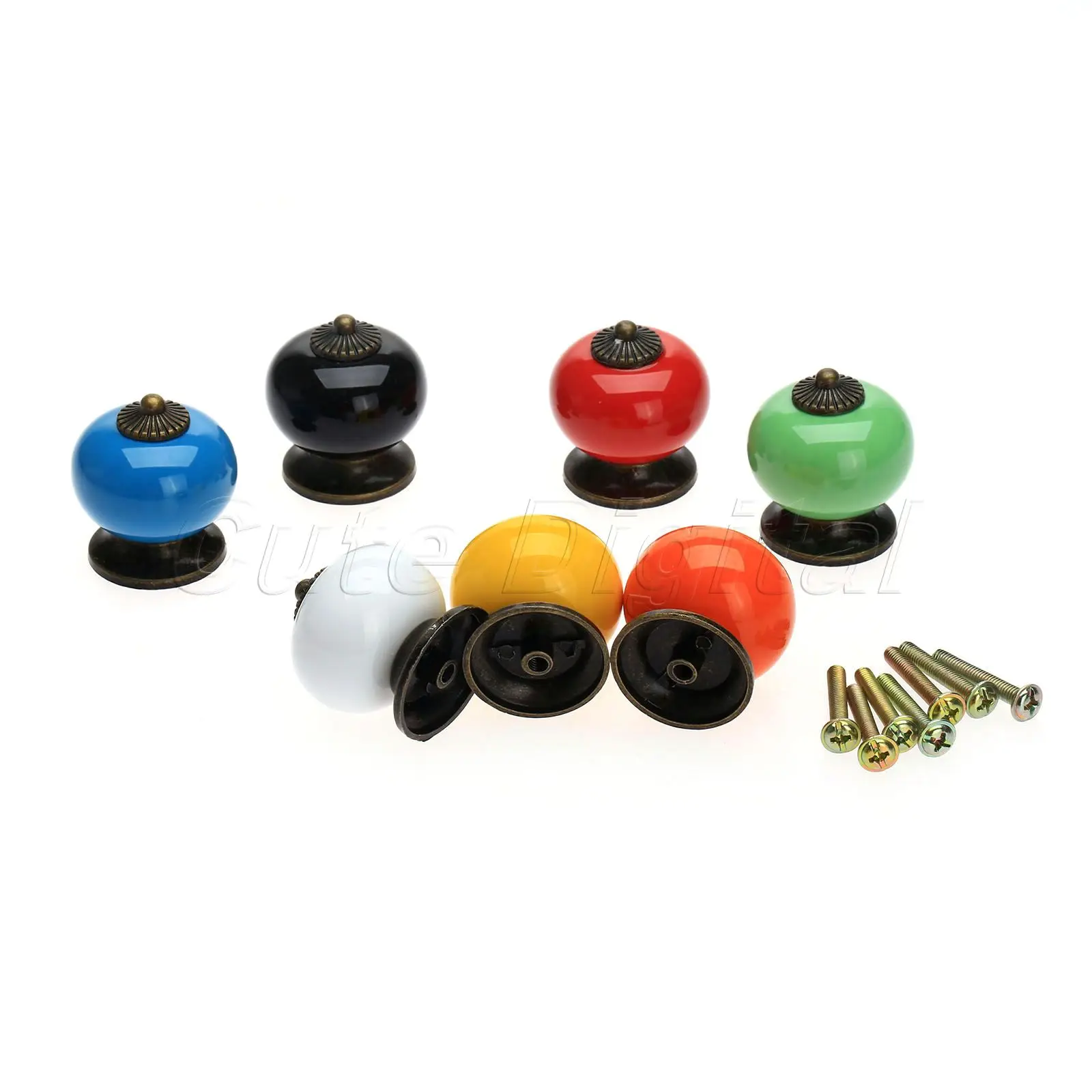 Vintage Ceramic Door Hand Pull Knob Cabinet Drawer Cupboard Kitchen Retro Handle For Furniture Cabinet Drawer Box Case Wholesale