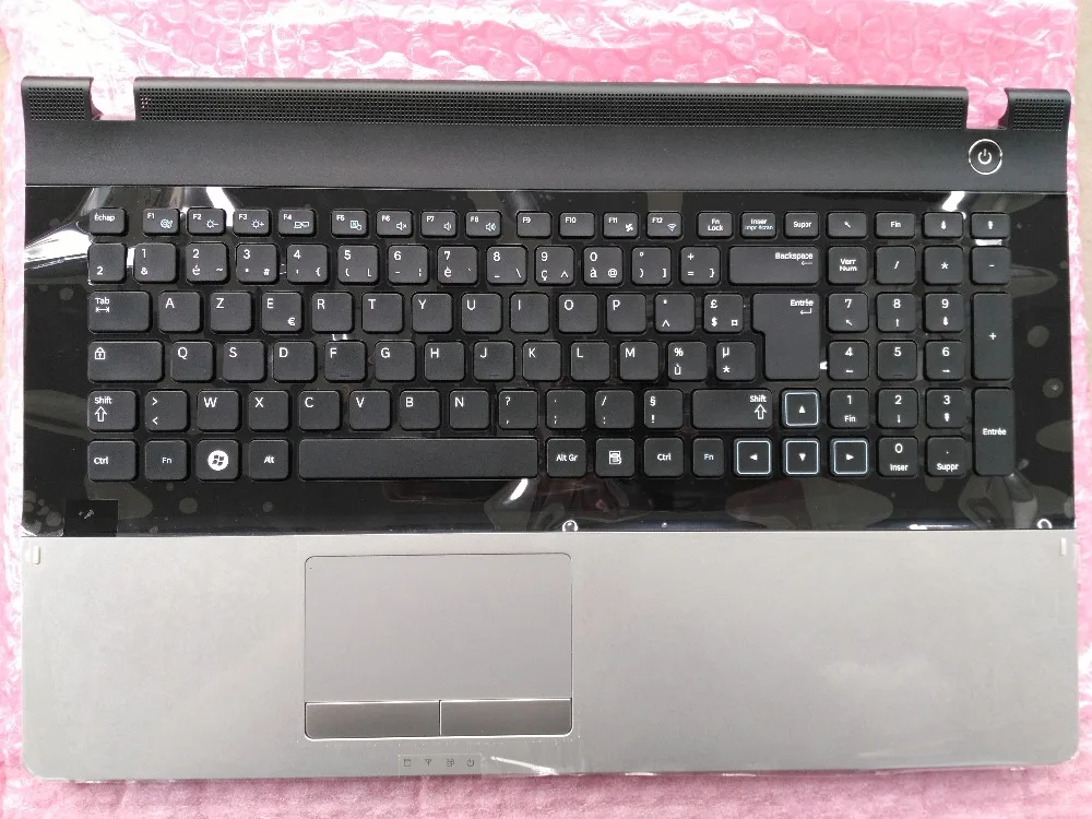 FR/GR/IT/UK/SP Клавиатура для ноутбука samsung 300E7A 305E7A с тачпадом Упор для рук черный цвет