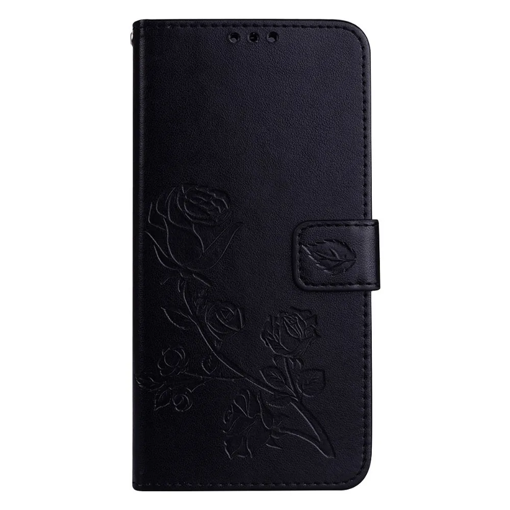 Flip Wallet Leather Case For SAMSUNG S9 Plus 3D Printed Rose Pattern Wallet Phone Back Cover with Card Slots For Galaxy S9 Funda (30)