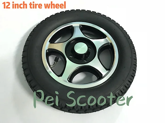 12inch 12 inch aluminum alloy inflatable rear wheel motor drive wheel