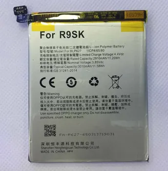 

HFY BLP627 for OPPO R9SK 2910mAh BLP 627 battery