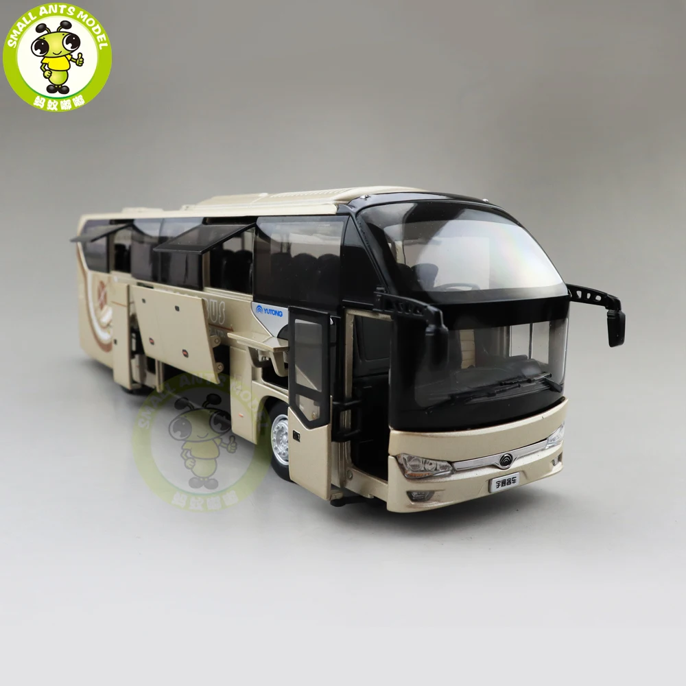 1/42 YuTong автобус ZK6128HQB литый под давлением модель автомобиля мальчик девочка
