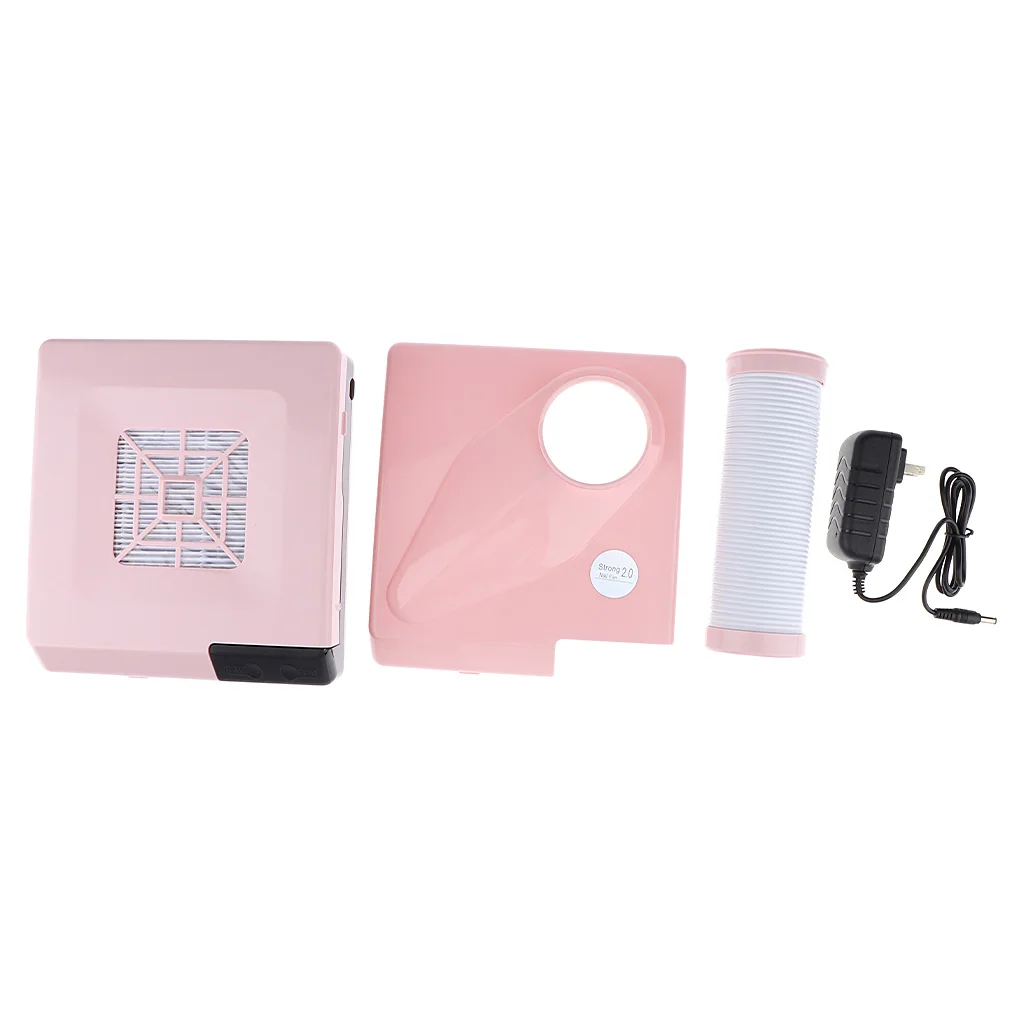 60W Nail Salon Dust Collector Suction Cleaner Fan No-spilling Filter Vacuum Accessory | Красота и здоровье