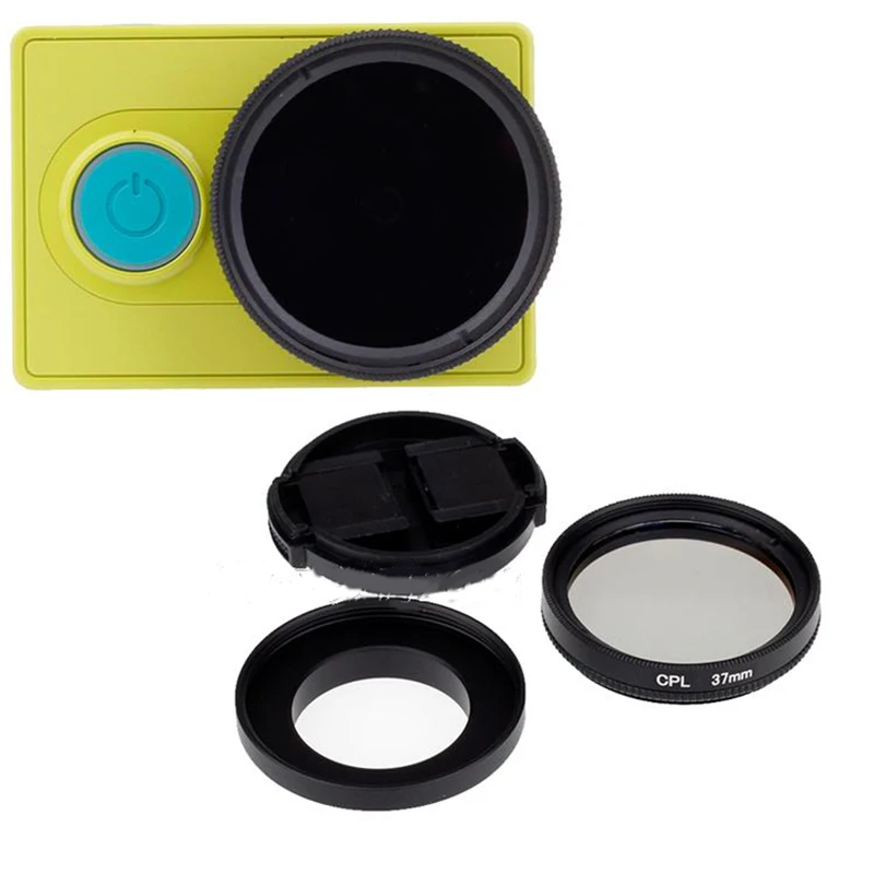 

37mm CPL Filter for Xiaomi Yi with Protective Cap Circular Polarizer Lens Filter for Xiaomi Yi Xiaoyi Action Camera Accessories