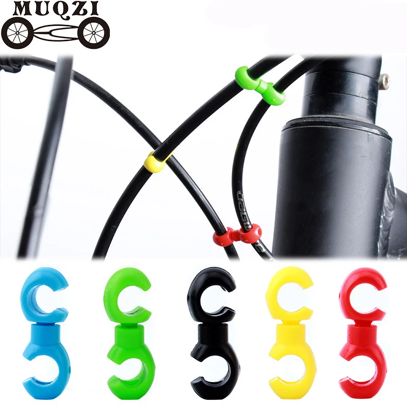 10pcs MTB Rotatable Brake Line C/S Buckle Derailleur Shift Cable Ring Clasp | Спорт и развлечения