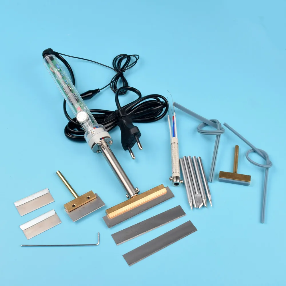 22Pcs 100 450 Degree 220V 60W+Blade Adjustable Glue Soldering Iron For