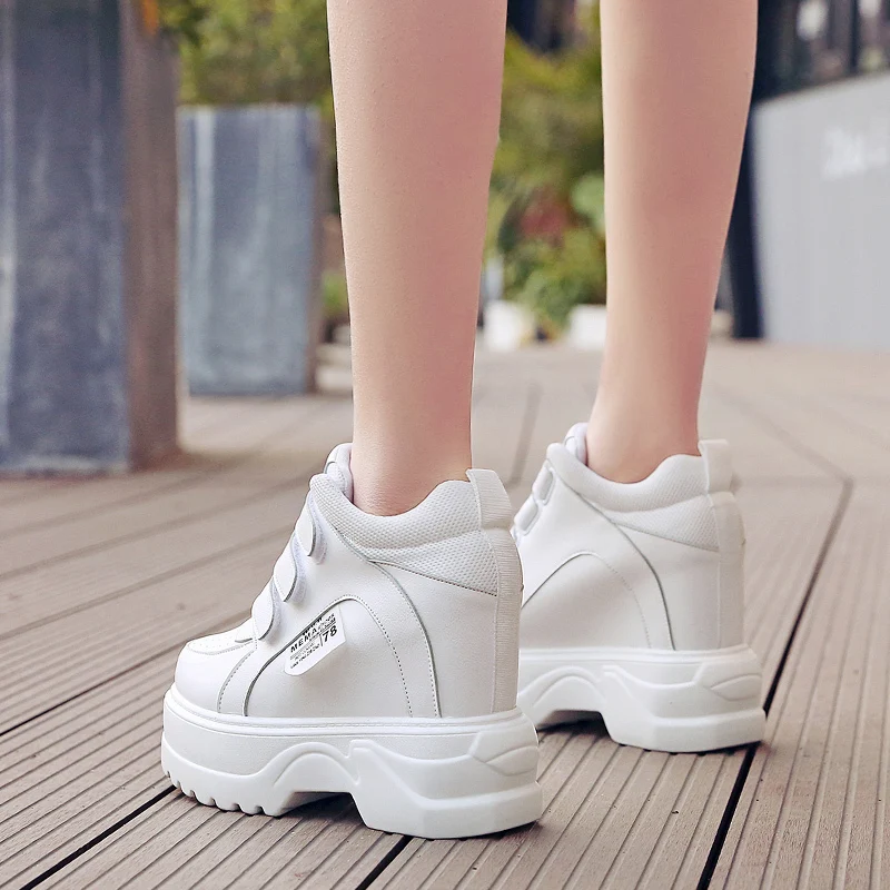 2019-New-Women-Platform-High-Heels-PU-Leather-Breathable-Wedge-Casual-Shoes-12-CM-Spring-Thick (5)