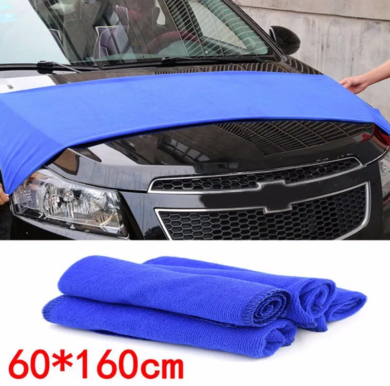 160*60 см мягкое голубое полотенце из микрофибры для чистки автомобиля автоматическая стирка сухая чистая ткань чистое полотенце одежда с большой водопоглощающей способностью