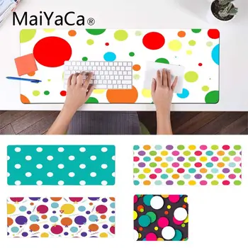 

MaiYaCa Simple Design colorful Polka Dots Durable Rubber Mouse Mat Pad Rubber Mouse Durable Desktop Mousepad