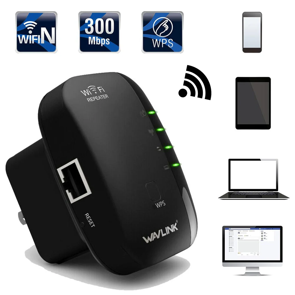 

300Mbps WiFi Extender Repeater WiFi Amplifier Wireless 802.11n g b Signal Range Booster Reapeter wi-fi Access Point for SOHO