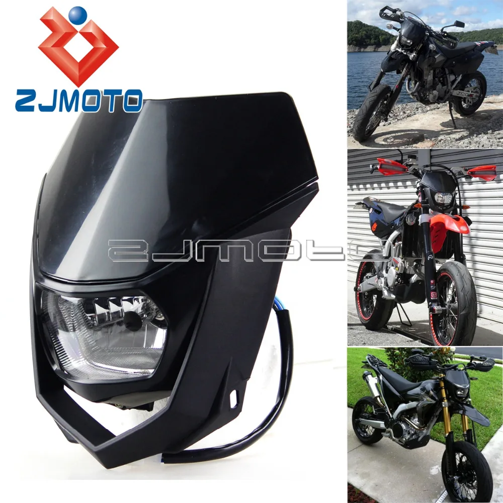Details about   Off Road Dirt Bike Dual Spot MX Headlights Head Lamp For Suzuki 