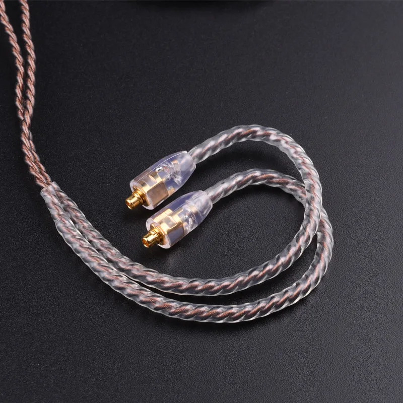 Кабель MMCX DIY Для Shure SE215 SE425 SE535 SE846 наушники провод AUX 3 5 мм термоусадочная трубка