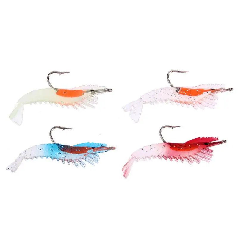 

4Pcs/Lot Lures Soft Bait 3g/6cm silicone bait Worms fishing lure with w/ Barbed Hook Fishing Takcle Artificial Lures