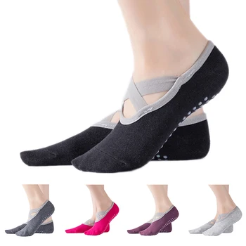 

Women Professional Anti Slip Bandage Sports Yoga Socks Ladies Ventilation Pilates Ballet Socks Dance Sock Slippers