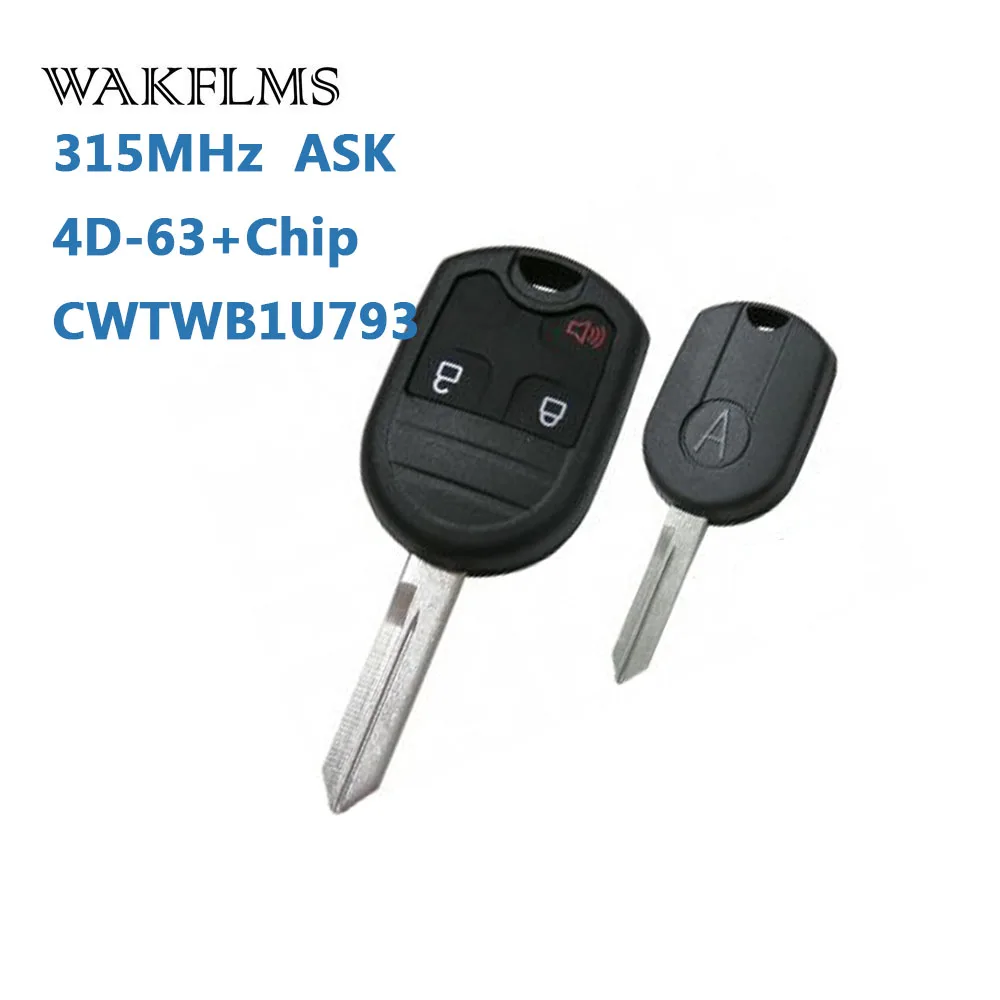 3btn remote Key fob 315MHZ For Ford Edge Escape Expedition Explorer