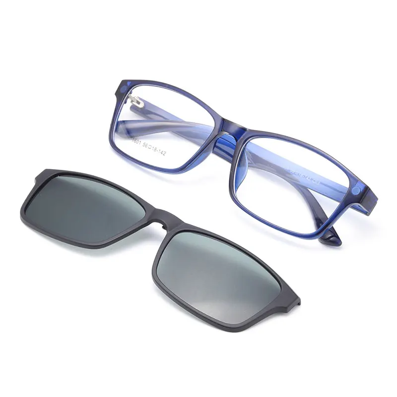 Cena Gmei Optical 1601 urltra light TR90 ramka na okulary z klips polaryzacyjny na okulary przeciwsłoneczne dla kobiet i okulary męskie