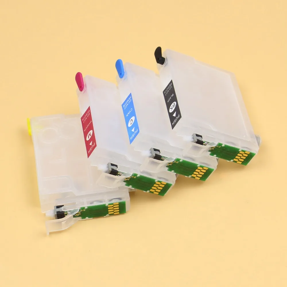 T1971 T1962 T1963 T1964 перезаправляемый чернильный картридж для Epson XP201 XP211 XP401 XP411 XP204 XP214