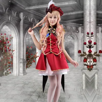 

Macross Sheryl Nome cosplay Costume top+skirt with hat