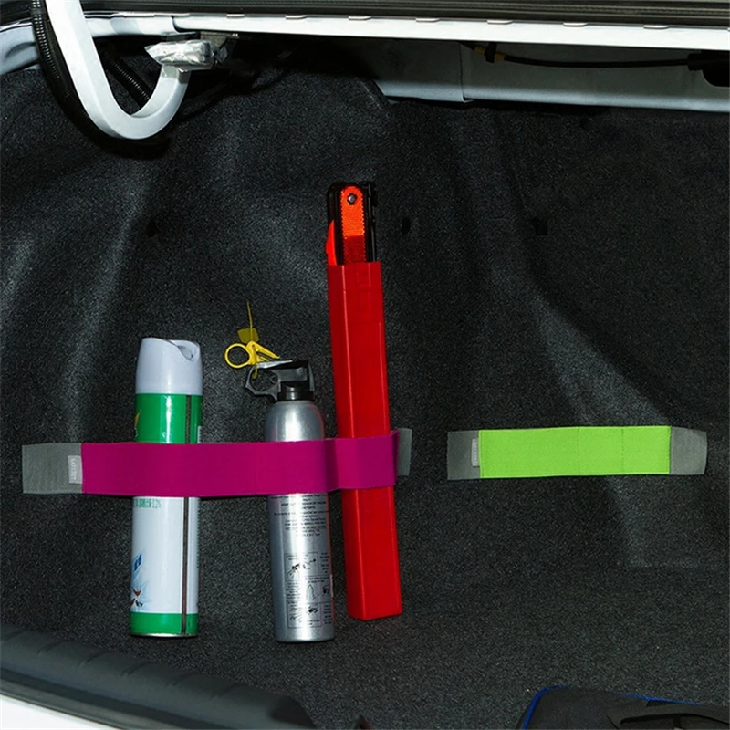 Car Trunk Organizer Car-styling Strap Fasten Bandage Fixed Sundry Stowing Tidying Interior for Toyota Honda VW Ford Audi BMW