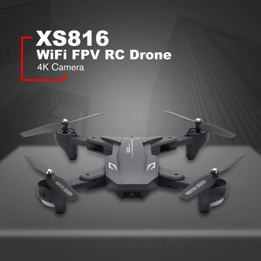 XS816 WiFi FPV RC Дрон 4 K/720 P камера оптический поток умный самолет складной селфи VS XS809S