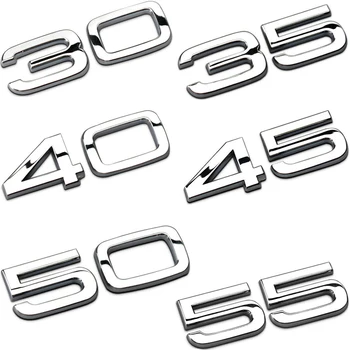 

Chrome Numbers Sticker For Audi TT R8 S4 S3 S5 A3 A4 A5 A6 A7 A8 B6 B7 Q3 Q5 Q7 B8 C5 C6 Car Rear Tail Emblem Badge Accessories