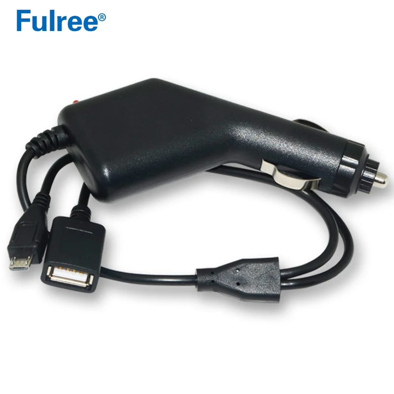 

car charger cigar lighter 12V 24V to 5V DC-DC Step-down Power Adapter USB and MCIRO USB output Converter waterproof