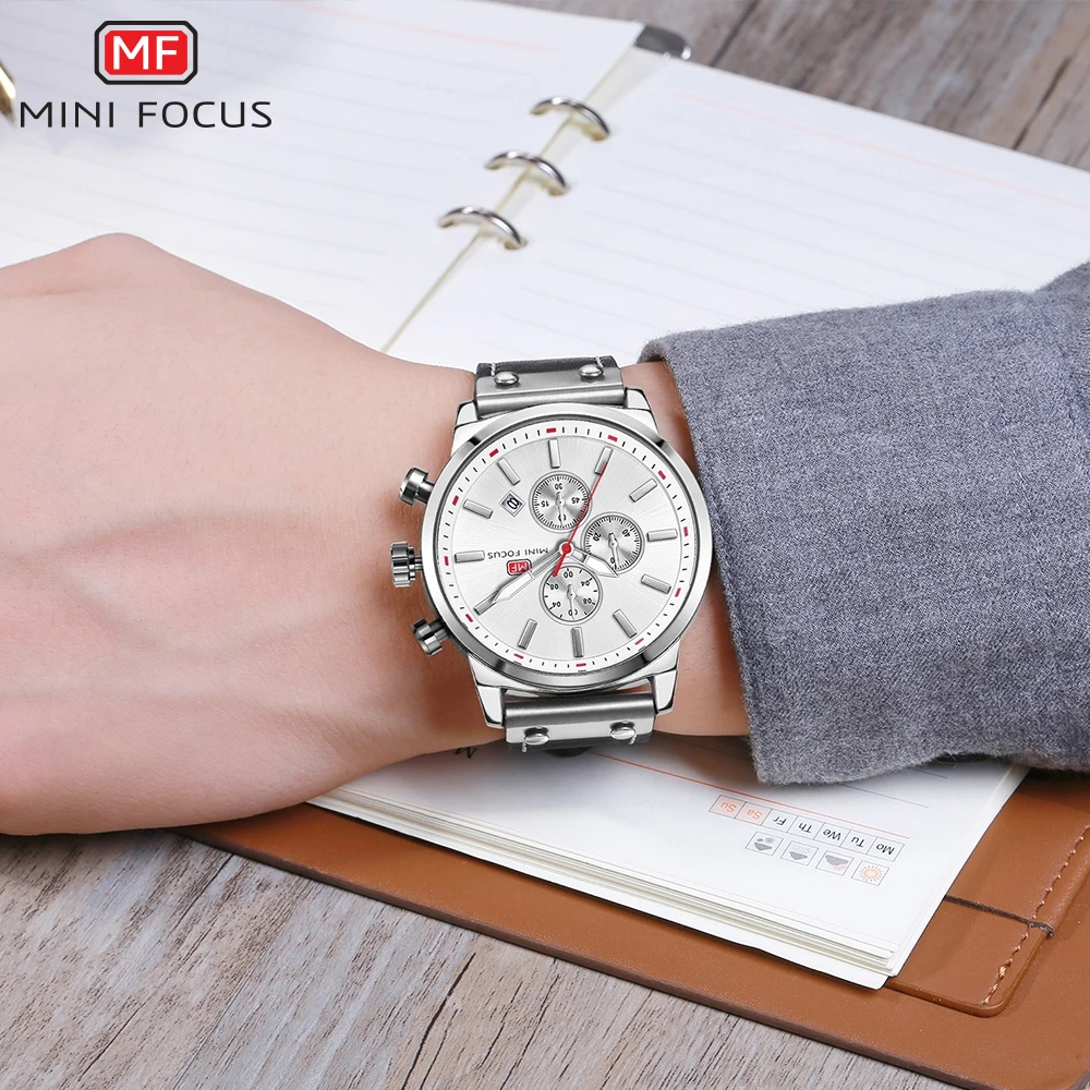 Reloj 2019 модные военные кварцевые мужские часы с большим циферблатом кожаные