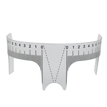 3 шт. практические Макияж бровей инструмент постоянный Макияж брови правитель Трафареты Татуировка Стартовый брови