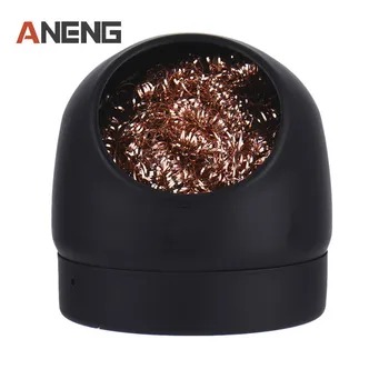 

Hot Sale 1pcs Wire With Stand Set Welding Soldering Solder Iron Tip Cleaner Cleaning Steel