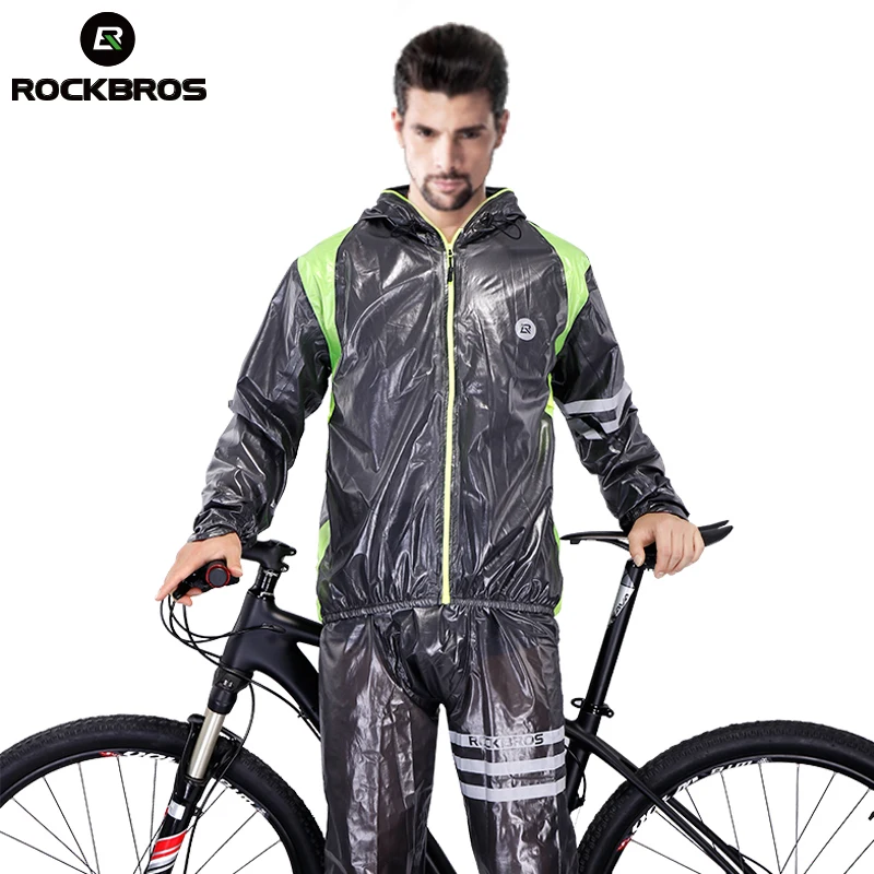 ROCKBROS Cycling Bicycle Jersey Raincoat Waterproof Breathable MTB Road Bike Jacket Anti Sweat Unisex Cycling Clothing