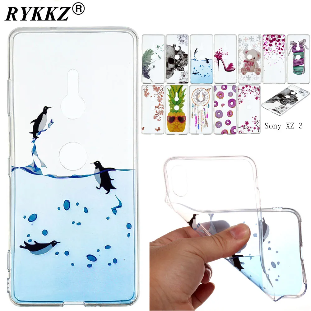 

Transparent Phone Covers Cases For Sony Xperia XZ3 Global H8416 Slim Covers On For Sony SOV39 XZ3 Dual SIM H9436 H9493 TPU Cases
