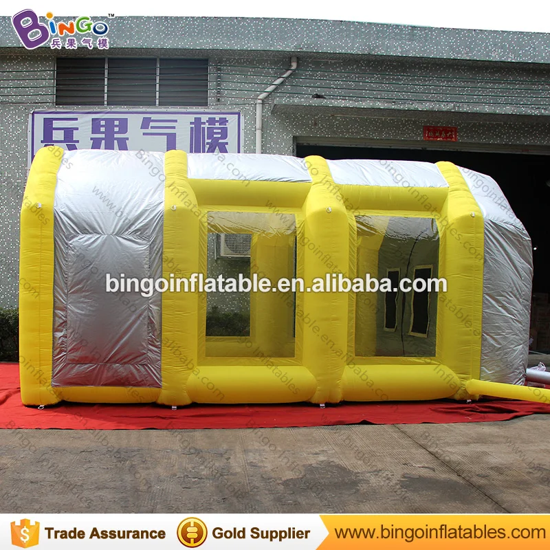  Free Shipping Inflatable Spray Booth Tent with Filters 6x4x3 Meters Hot products Opblaasbare spray 
