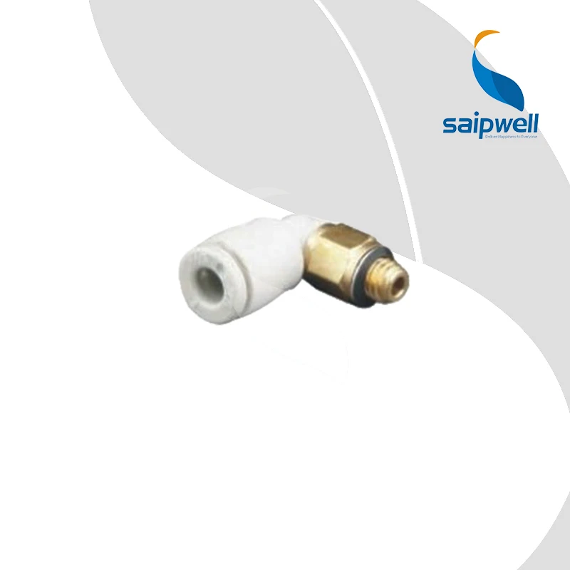 

5PCS/LOT KML03-M4 pneumatic push in tube adapter Fast Speed Connecting pipe elbow connector joint spare part with Male Thread