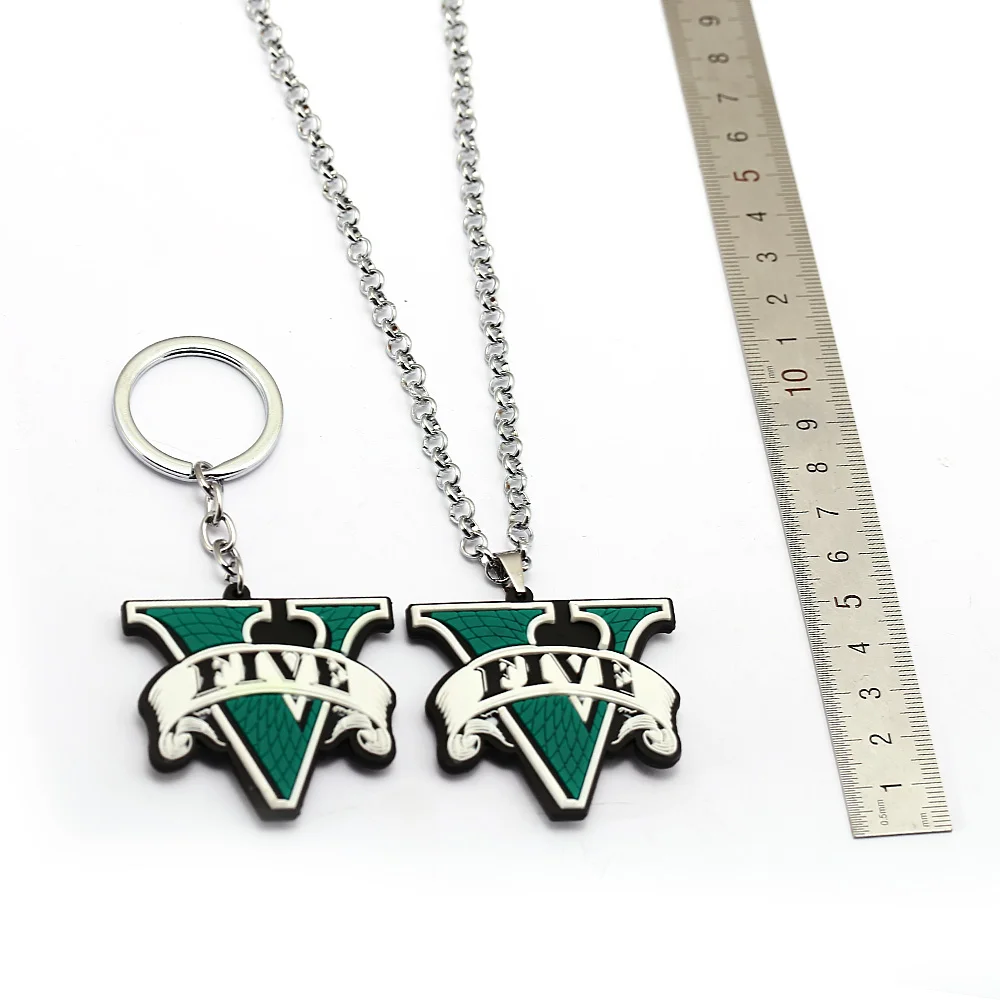 Игровой брелок GTA 5 Grand Theft Auto V Charm силиконовый GTA5 для женщин и мужчин косплей