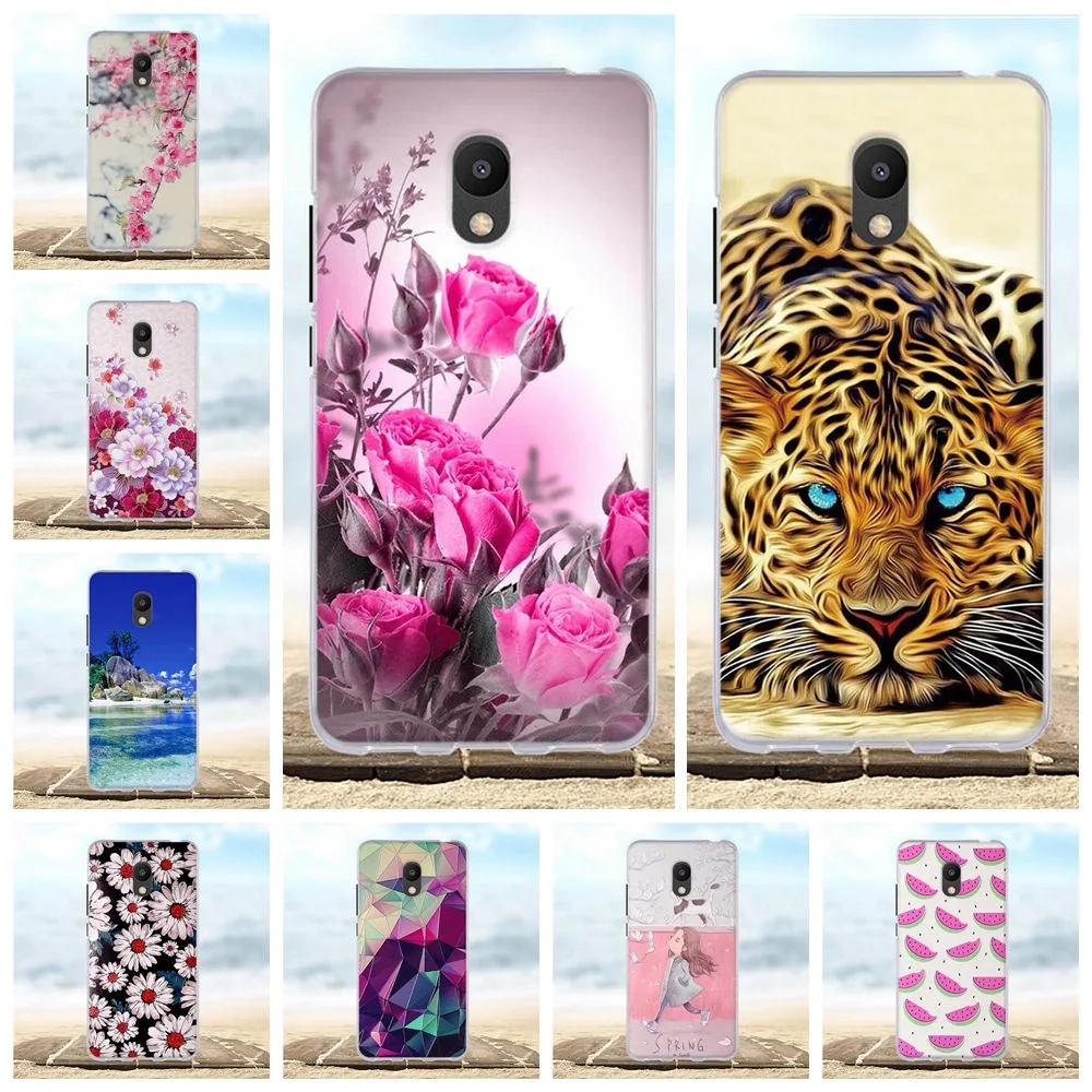 For Meizu M6 Case Soft Silicone TPU Back Cover Fundas 3D Flower Ultra Thin Bags Coque Phone Cases | Мобильные телефоны и
