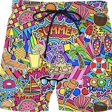 PLstar Cosmos летние мужские забавные шорты 3D летние брюки Lovin для женщин/мужчин шорты Прямая поставка плюс размер S-7XL