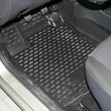 Коврики 3D в салон для RENAULT Logan 2004-2009, 2010->,(полиуретан) противоскользящий не боится грязи автомобильный коврик